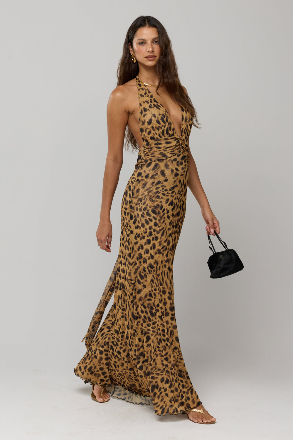 resa chelsea maxi dress in 007 – A26SGWB076 Color:Blush Ombre Maxi length Yuno Gasai Black Dress
