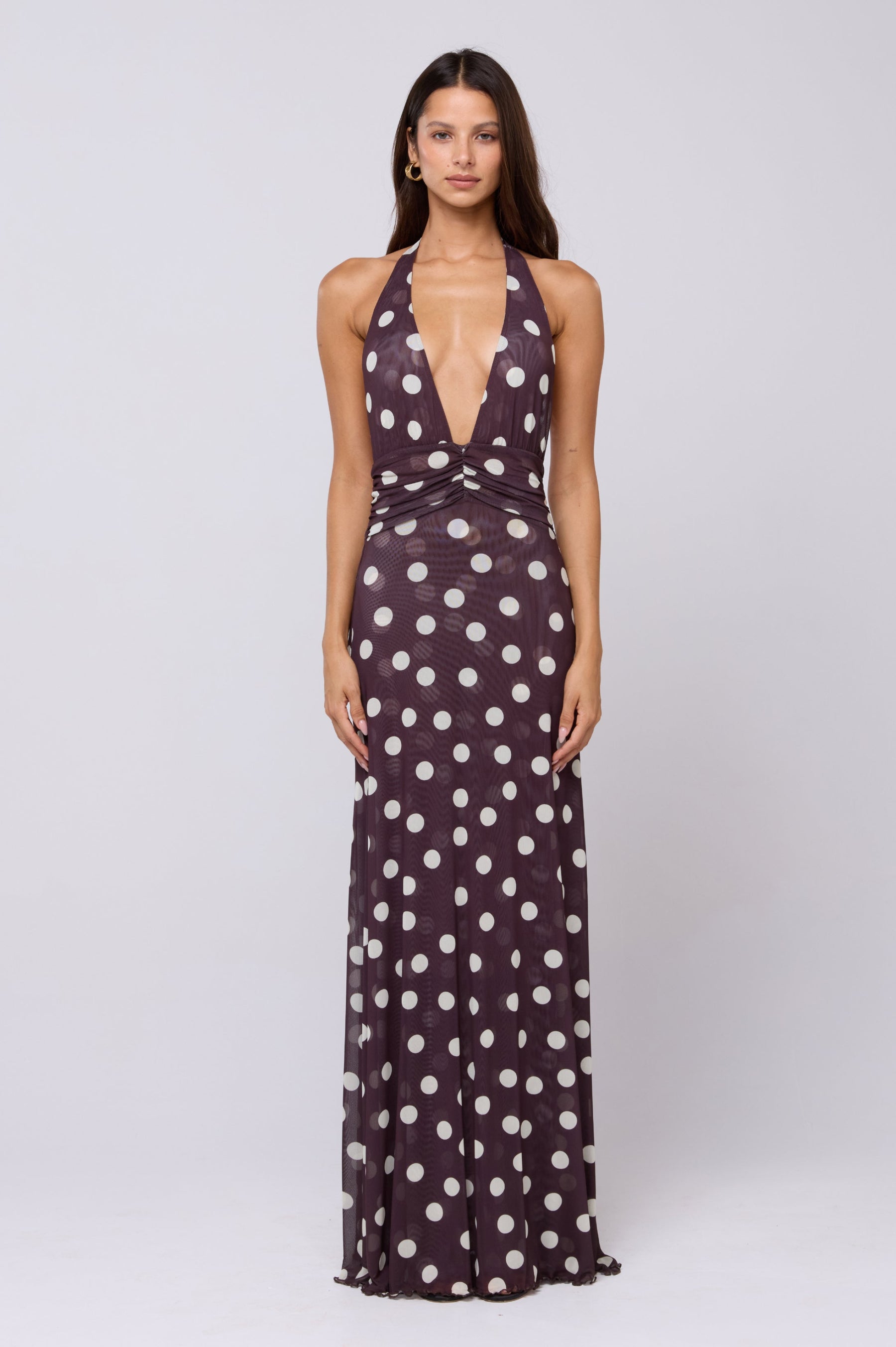 This is an image of Chelsea Dress in Polo - RESA featuring a model wearing the dress