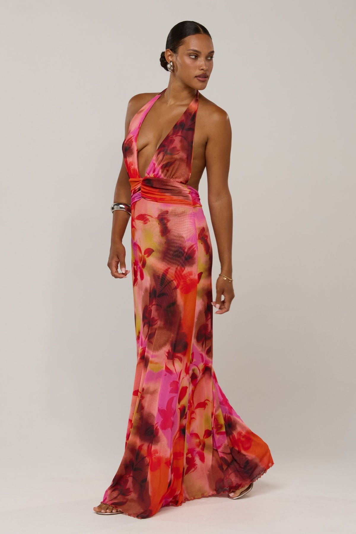 This is an image of Chelsea in Lilikoi - RESA featuring a model wearing the dress