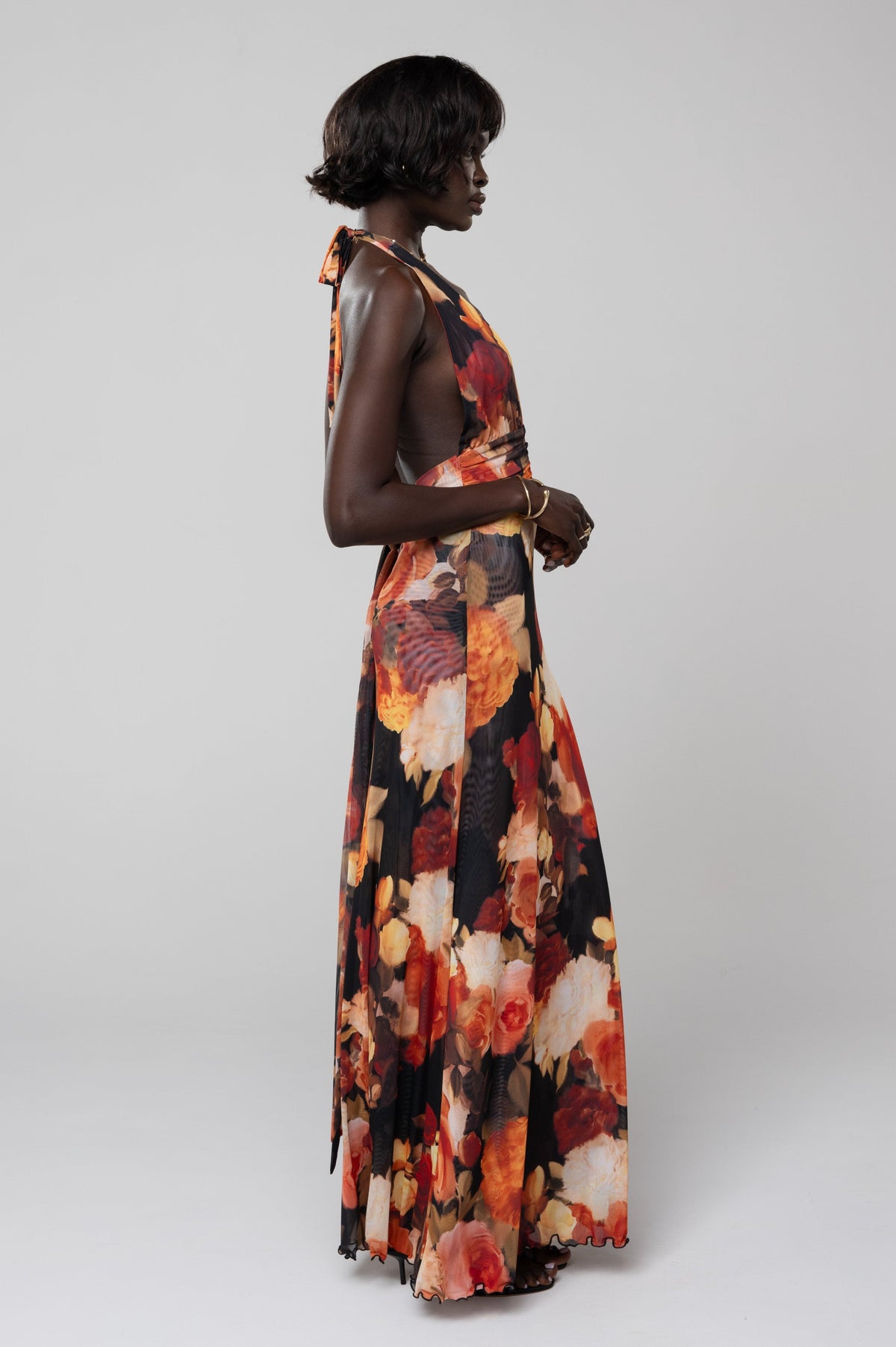 This is an image of Chelsea Maxi Dress in Muse - RESA featuring a model wearing the dress