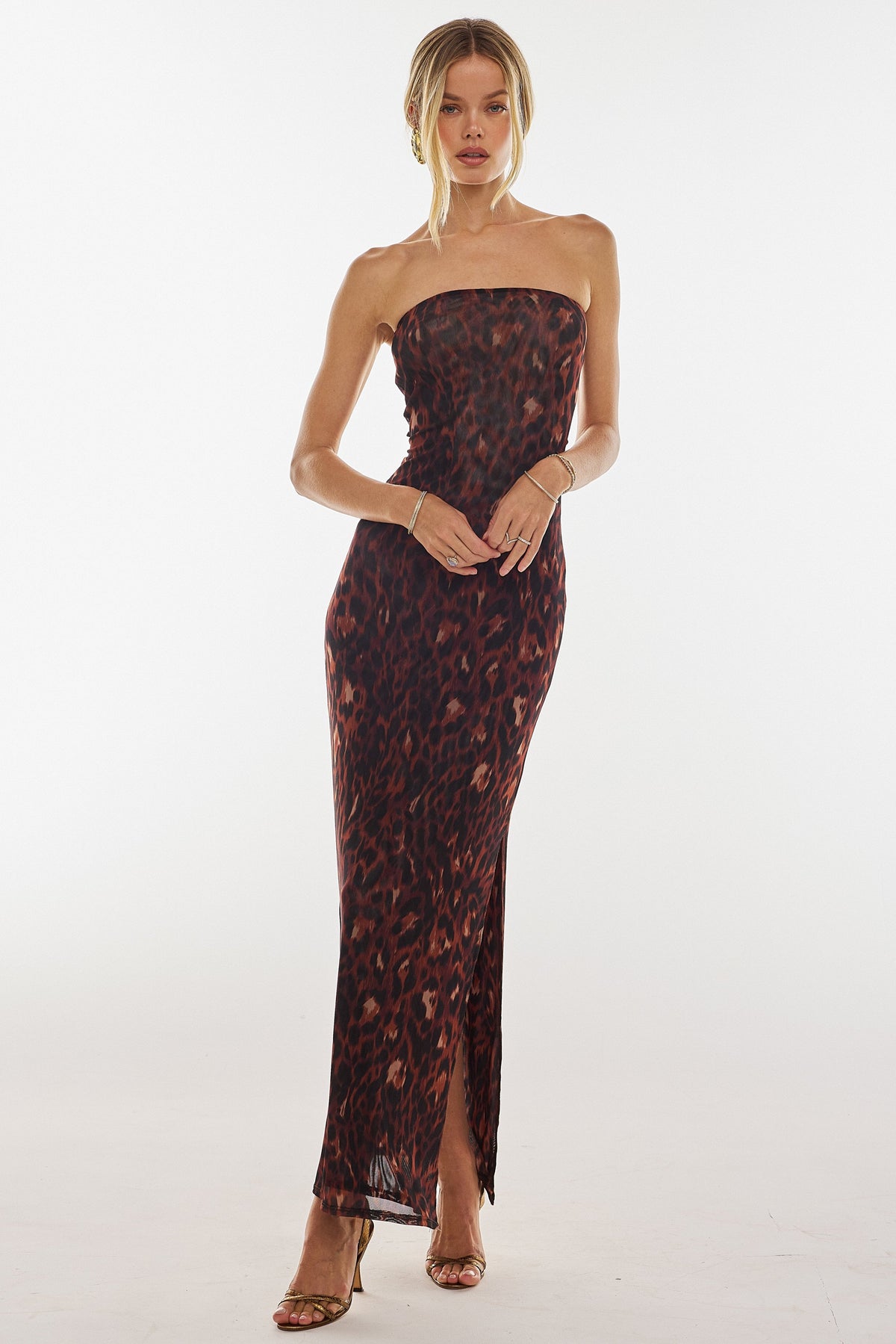 knox maxi dress leopard Knox Maxi Dress Leopard