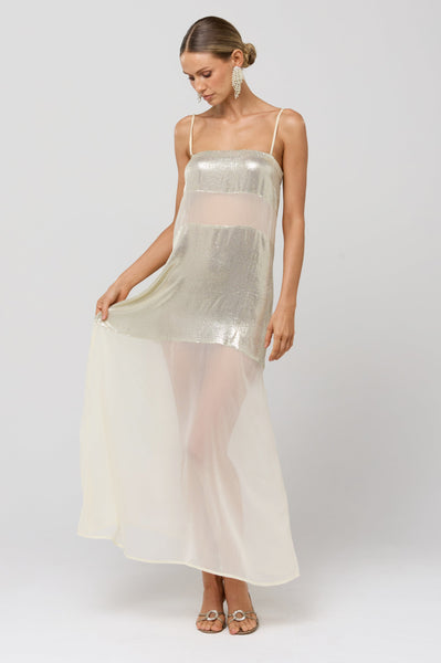 Eli Gold Panel Dress – RESA