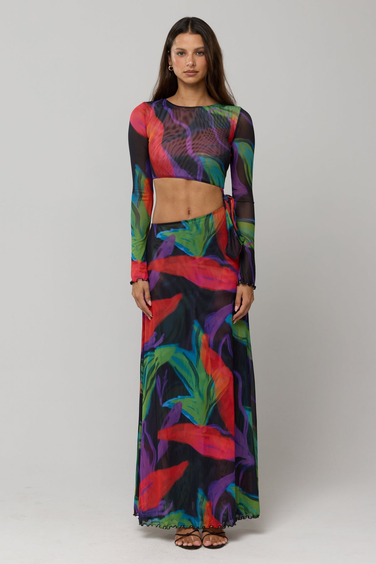 This is an image of Eva Maxi in Mai Tai - RESA featuring a model wearing the dress