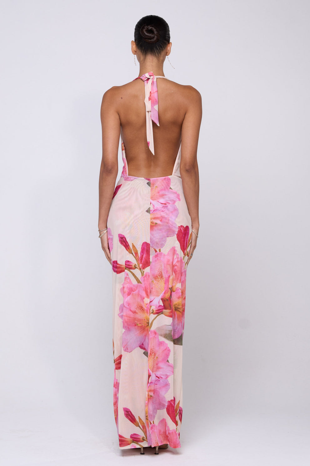 fionna floral maxi dress pink Fiona Garden Cascade Maxi Dress
