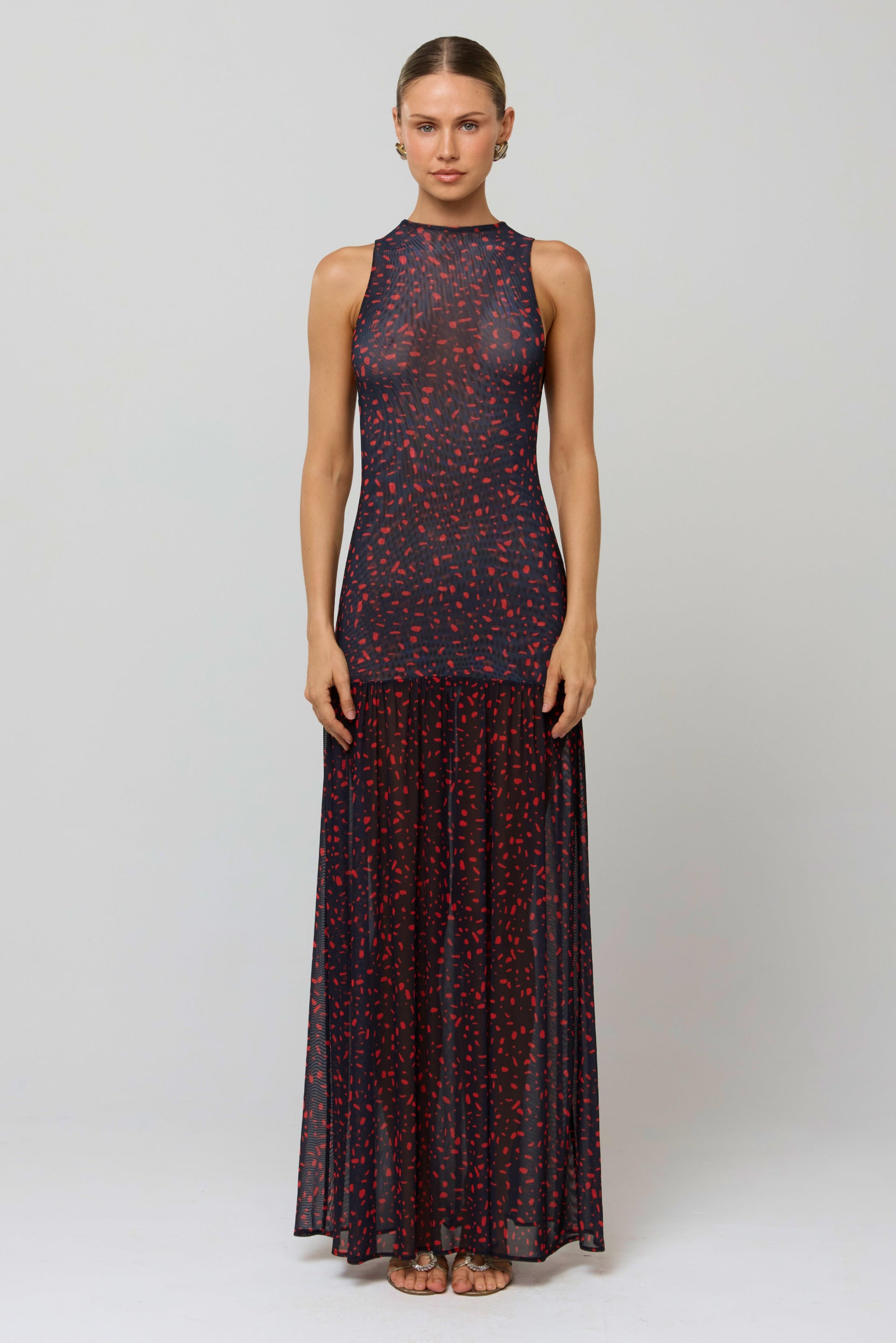 frida maxi dress Frida Maxi Dress New LOVE Crimson / XS
