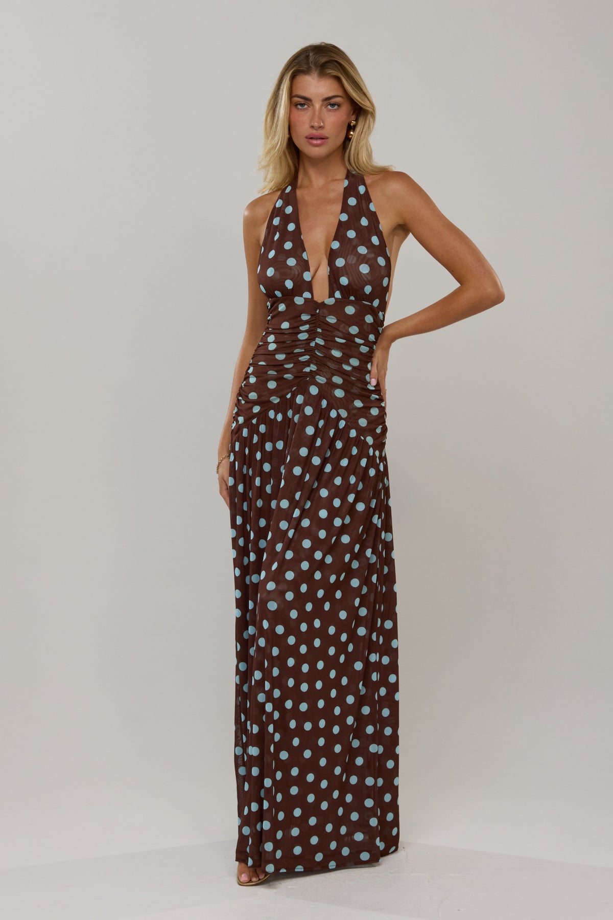 This is an image of Grace in Costa - RESA featuring a model wearing the dress