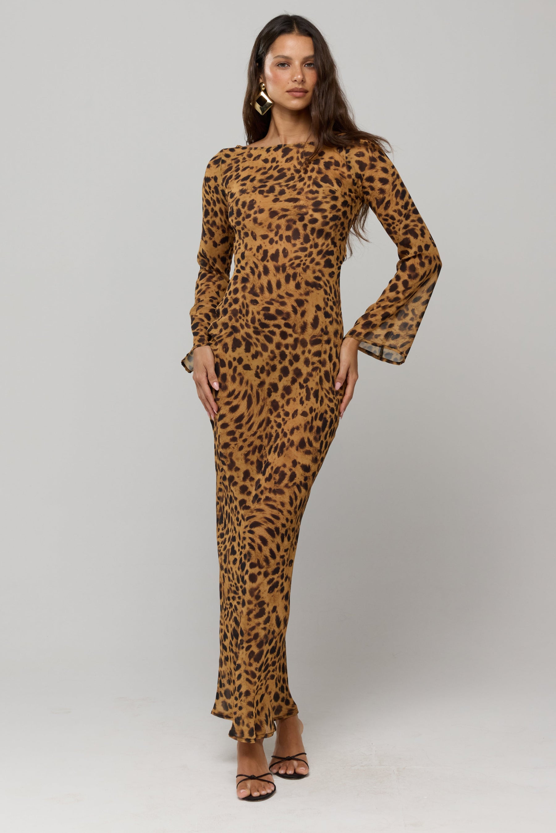 Halley Chiffon Dress in 007  RESA
