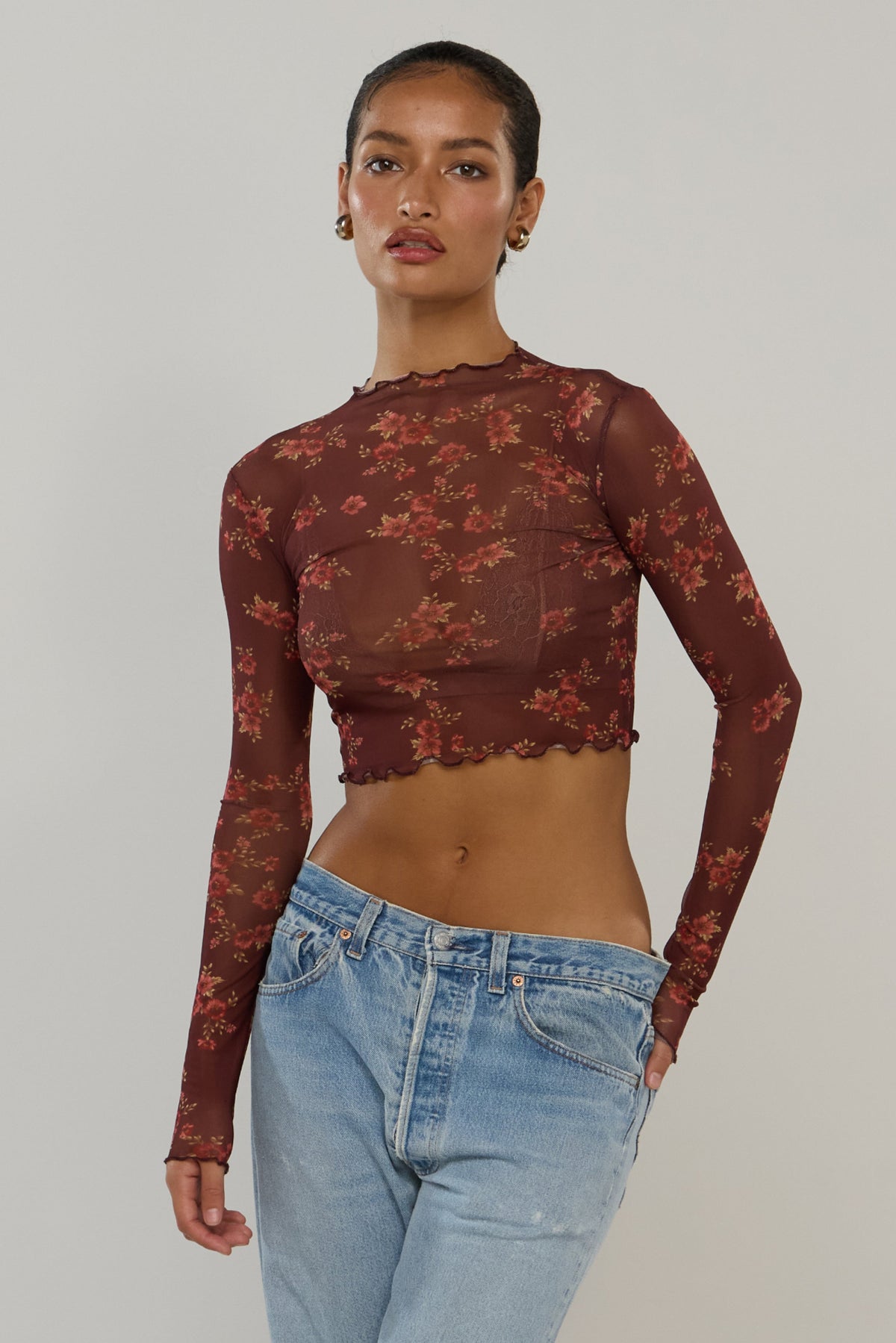 This is an image of Ida in Mulberry - RESA featuring a model wearing the dress