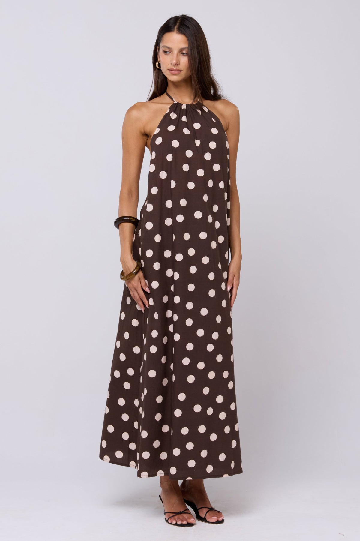 Iris Halter Dress in Polo Iris Halter Dress in Polo