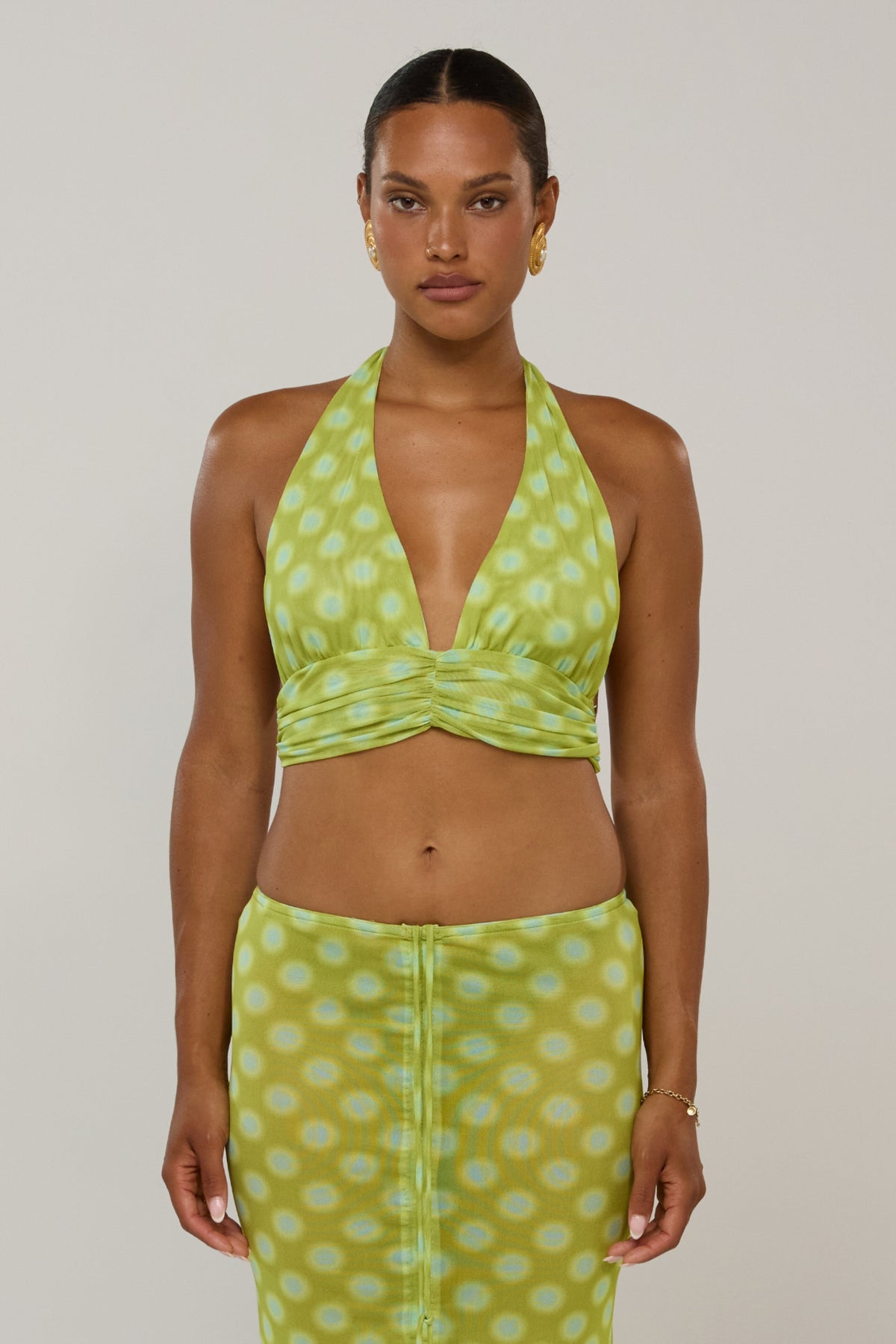 This is an image of Jane in Luma - RESA featuring a model wearing the dress