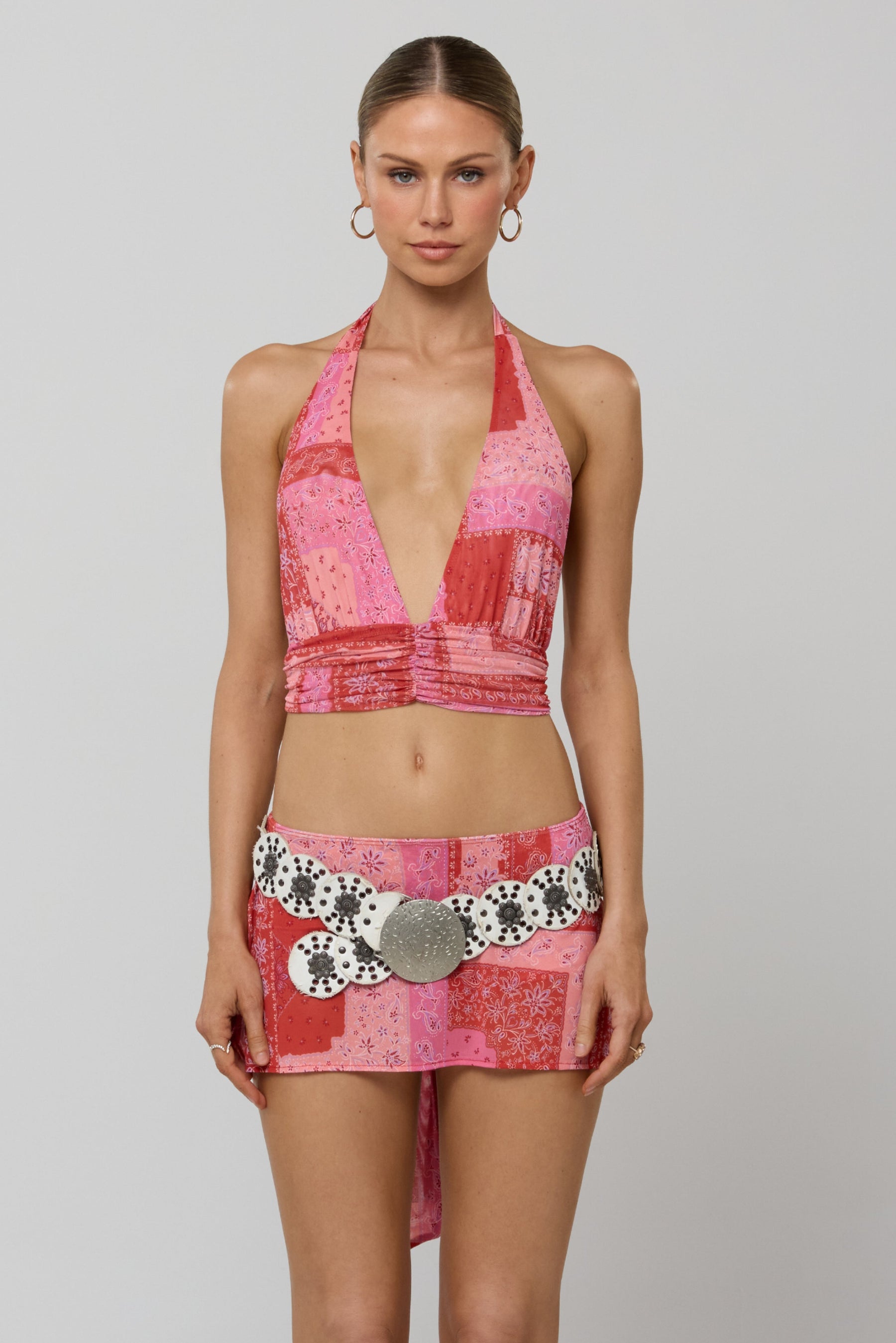 This is an image of Jane Top in Patsy - RESA featuring a model wearing the dress