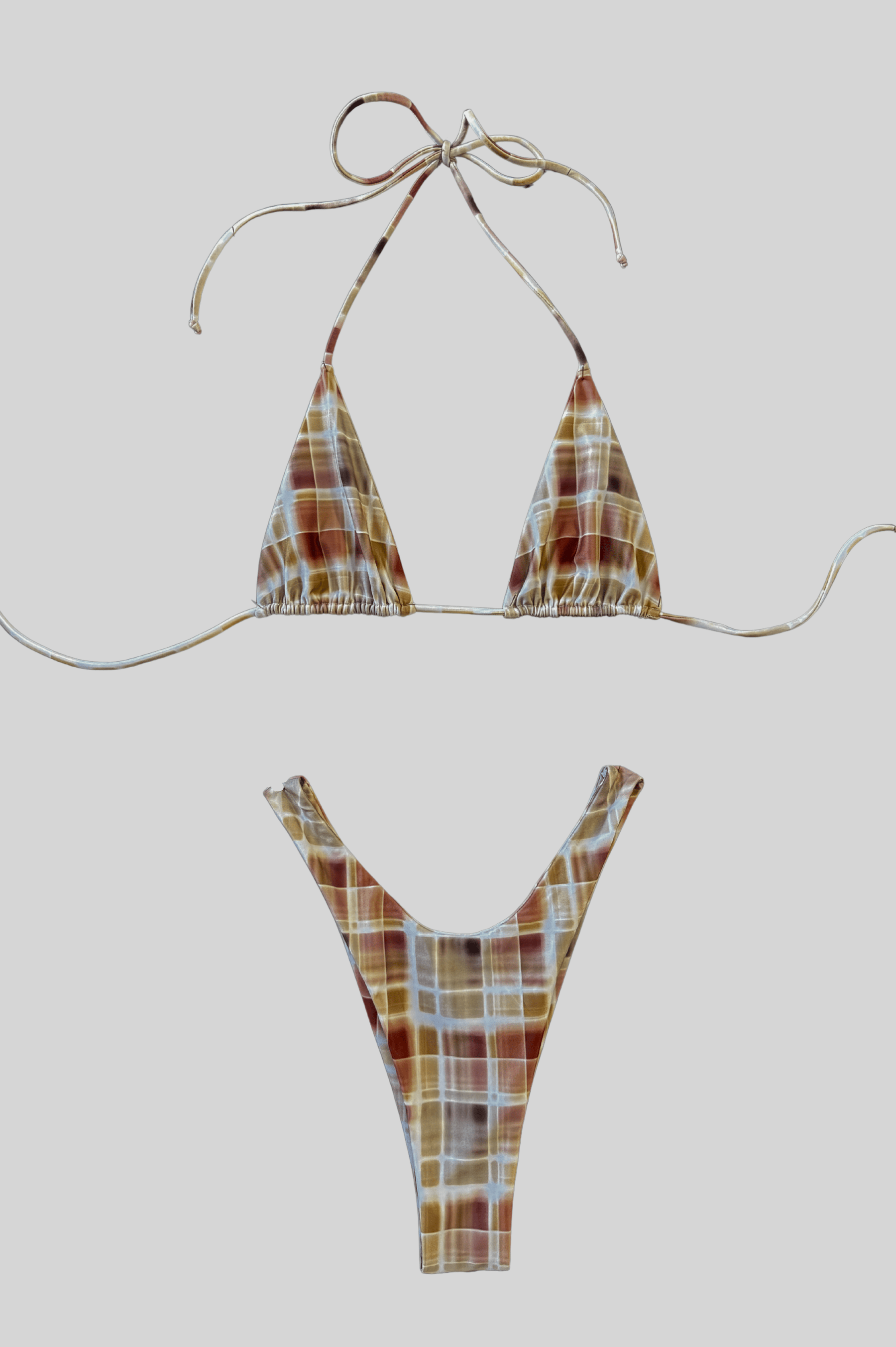 This is an image of Joey Bikini Bottom in Drift - RESA featuring a model wearing the dress