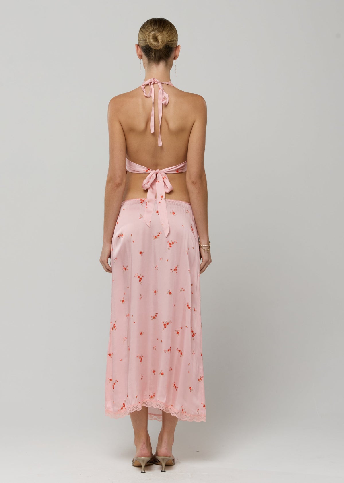 This is an image of Kaia Top in Sweet Pea - RESA featuring a model wearing the dress