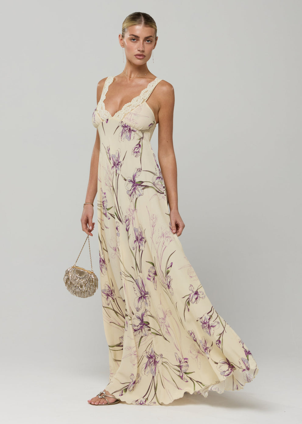 oliana embroidered mesh midi dress fern Laney Dress in Fern Medium / Fern