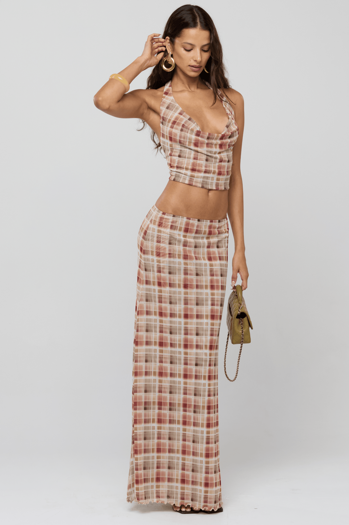 This is an image of Lea Top in Drift - RESA featuring a model wearing the dress