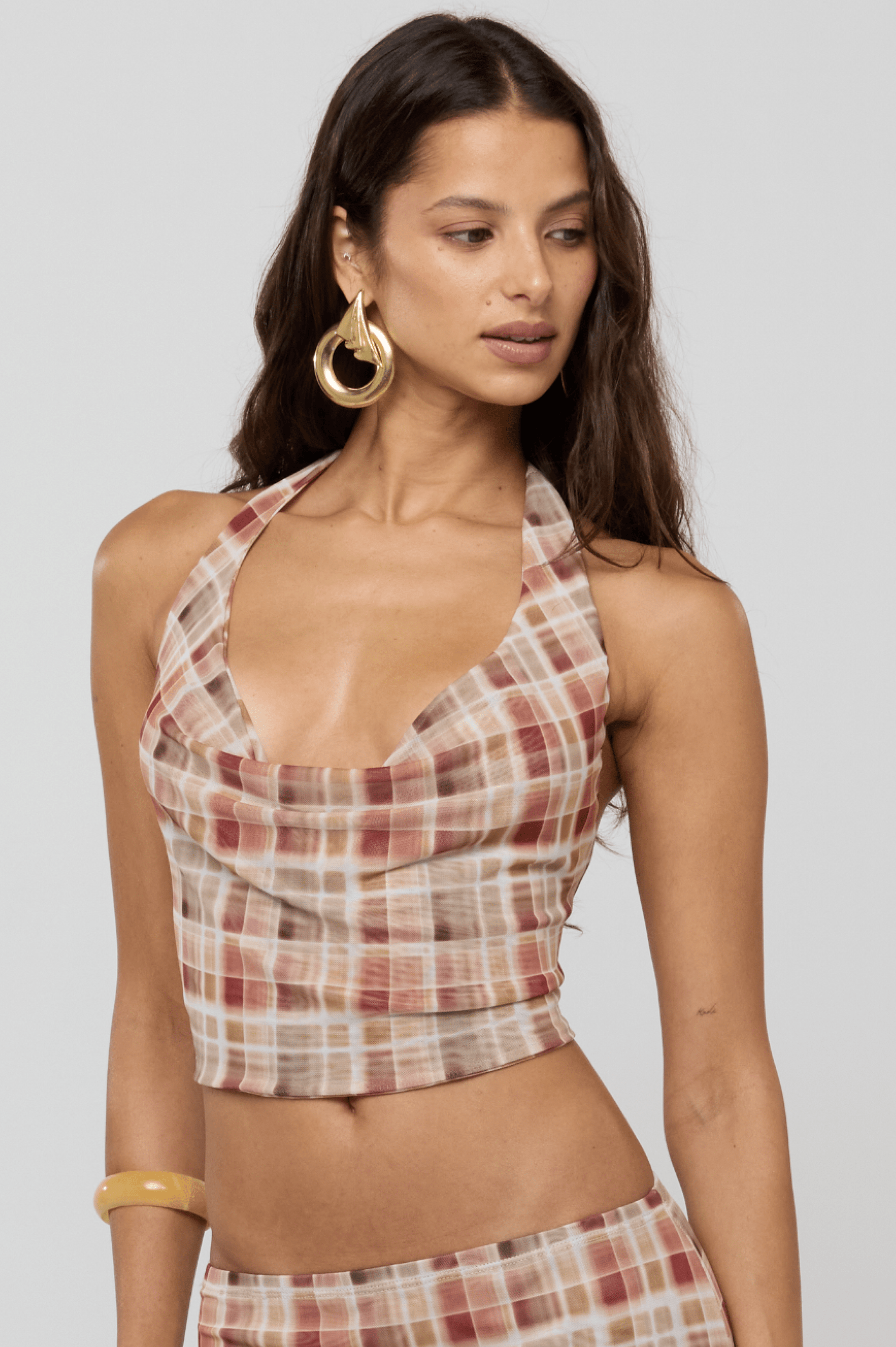 This is an image of Lea Top in Drift - RESA featuring a model wearing the dress