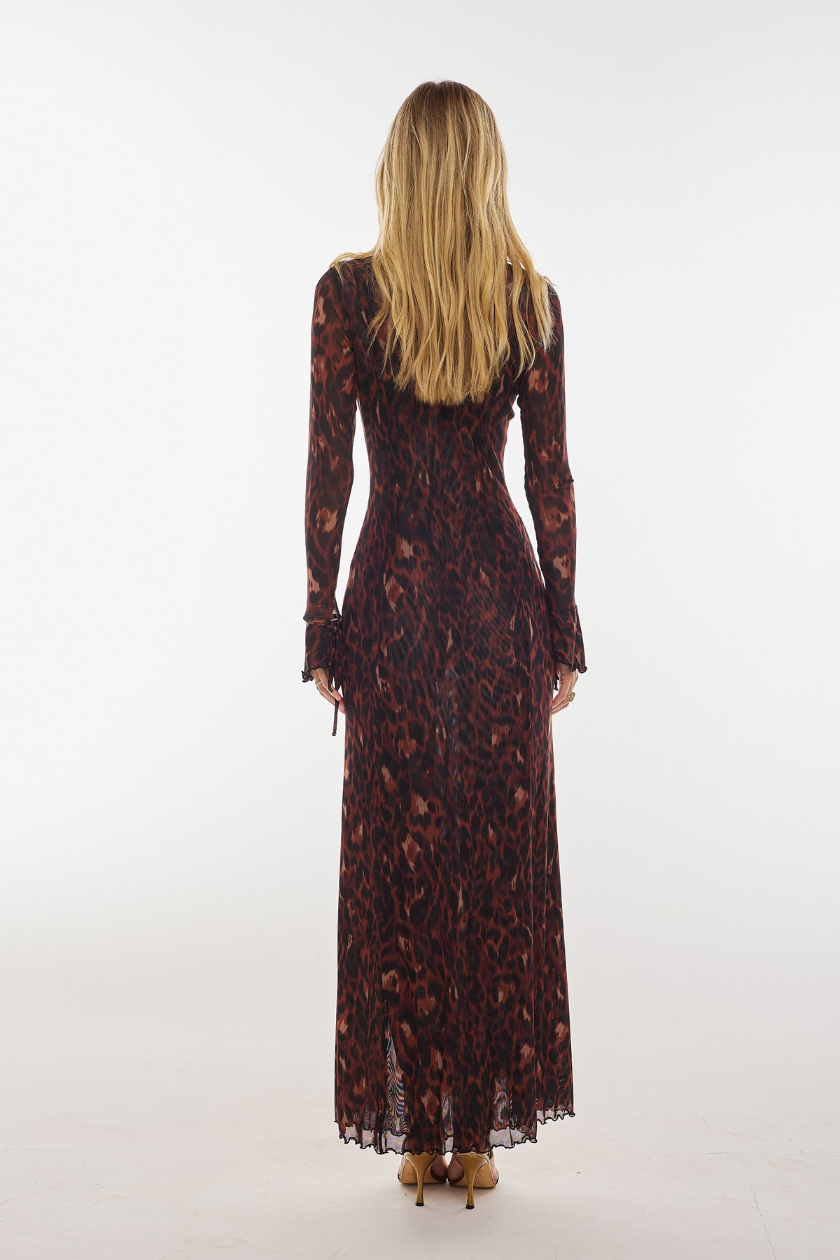lennon maxi dress in autumn Petal and Pup Women's Lennon Halterneck Maxi Dress