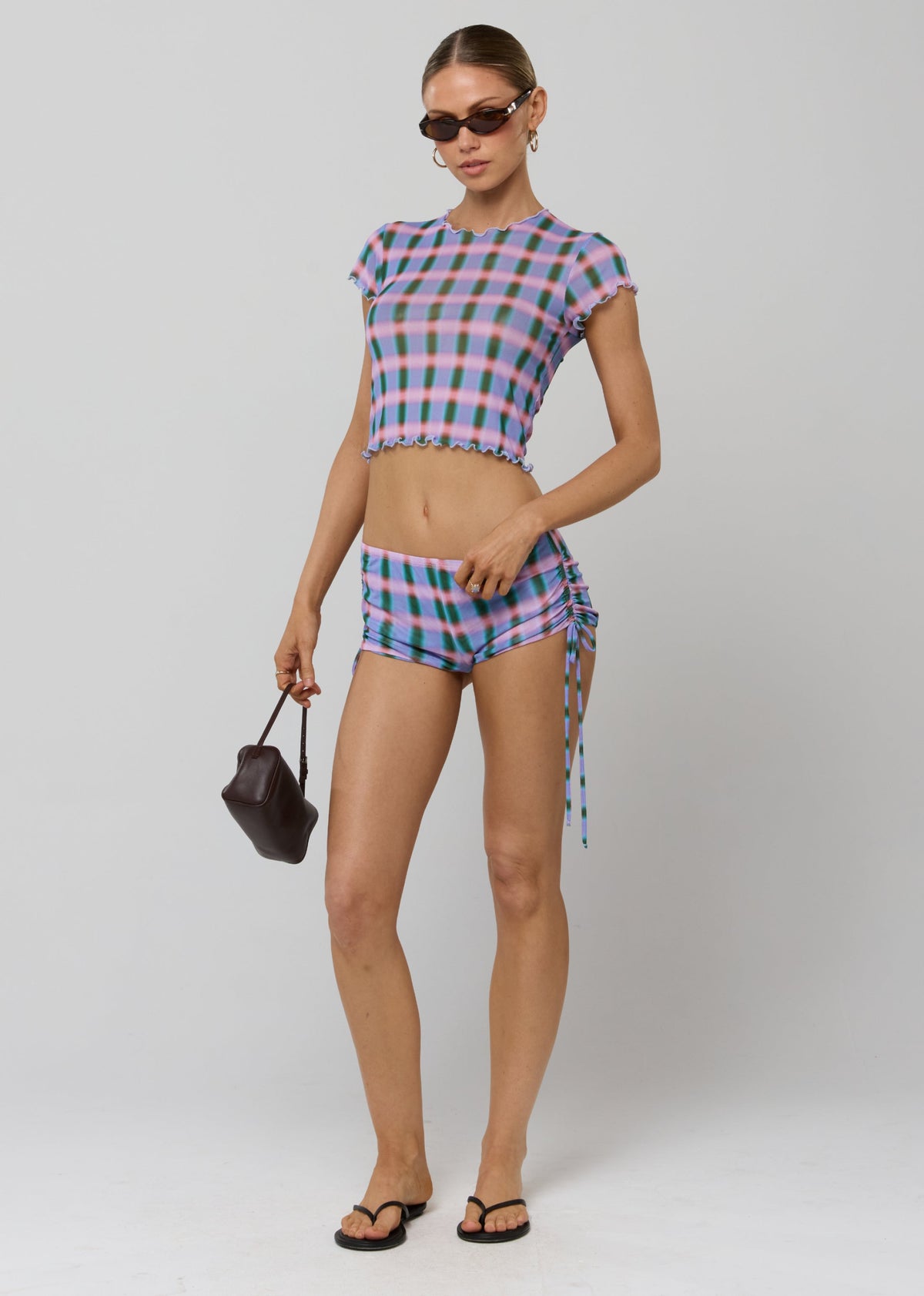 This is an image of Lina Short in Motley - RESA featuring a model wearing the dress