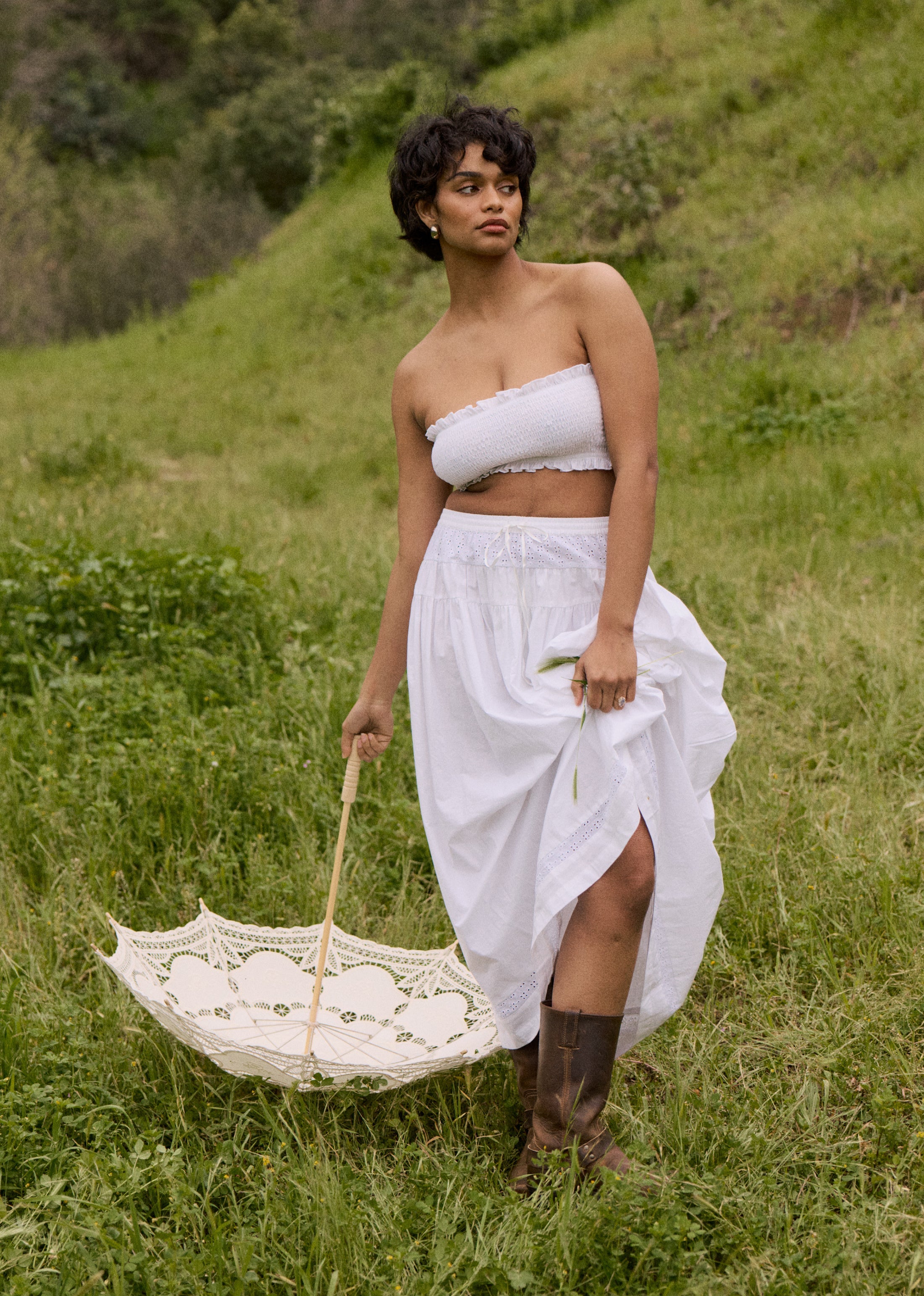 Lyssa Set in White Eyelet – RESA