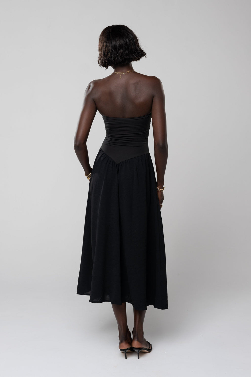 kenzie maxi dress black Mackenzie Dress in Black – RESA