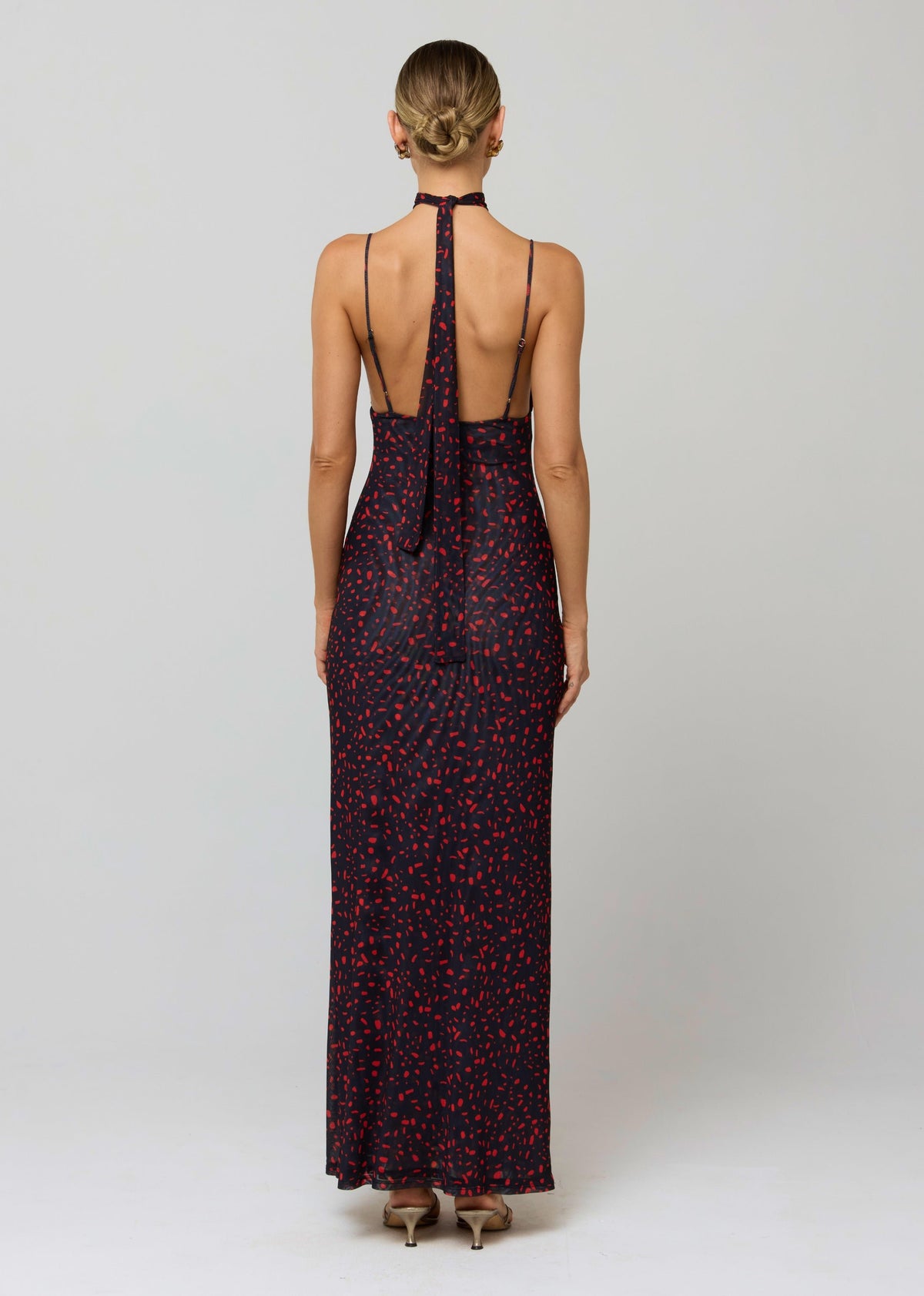 This is an image of Madeline Dress in Rouge - RESA featuring a model wearing the dress