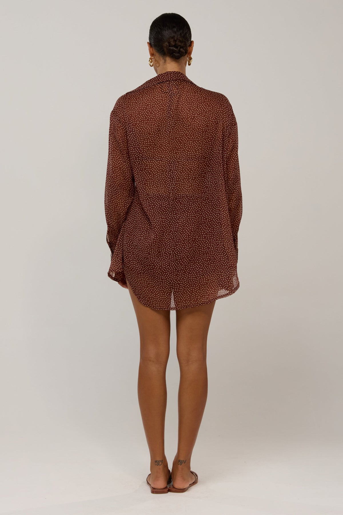 This is an image of Maggie in Coco Vanilla - RESA featuring a model wearing the dress