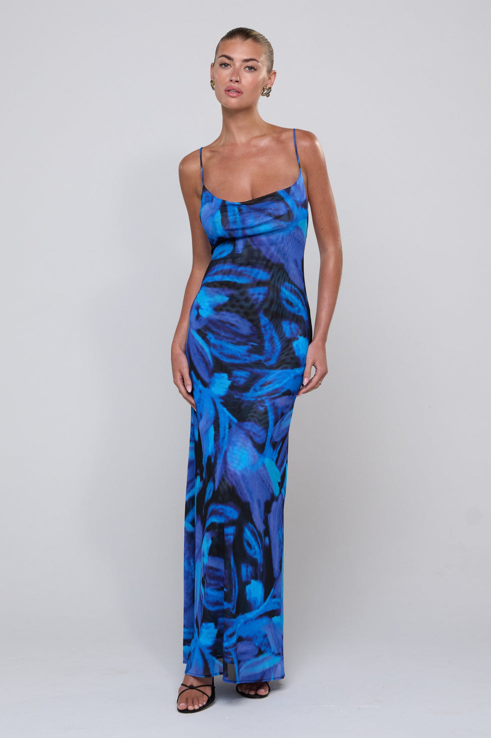 Margot Mesh Maxi in Lagoon