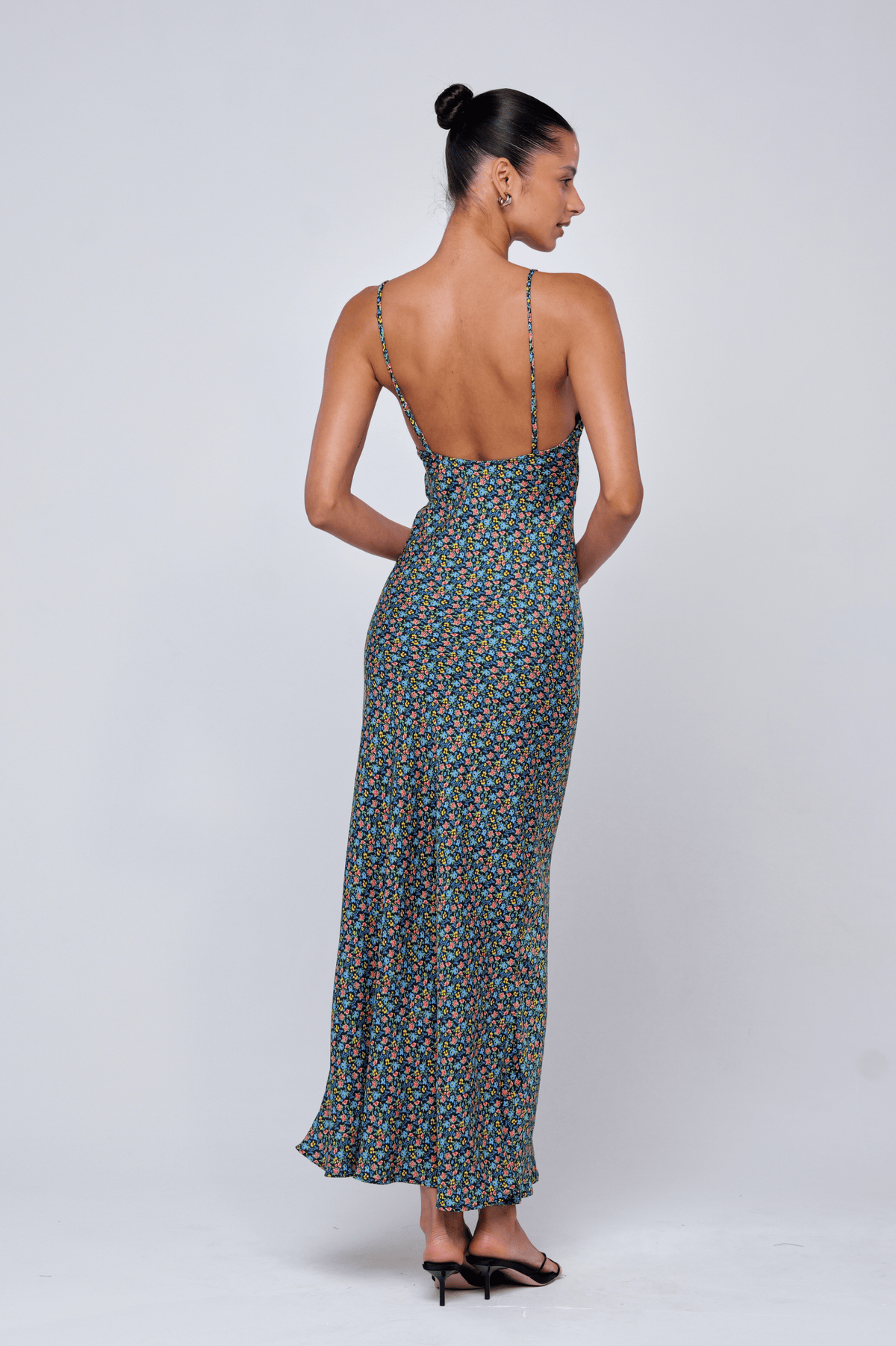 This is an image of Micah Dress in Paros - RESA featuring a model wearing the dress