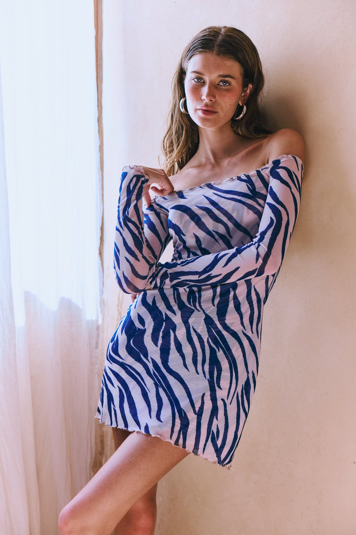 This is an image of Michelle Mini in Athens - RESA featuring a model wearing the dress
