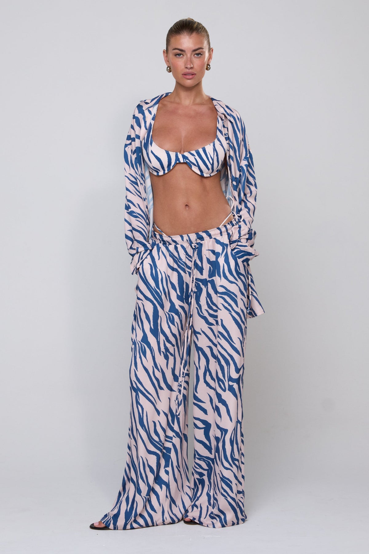 This is an image of Miley Set in Athens - RESA featuring a model wearing the dress