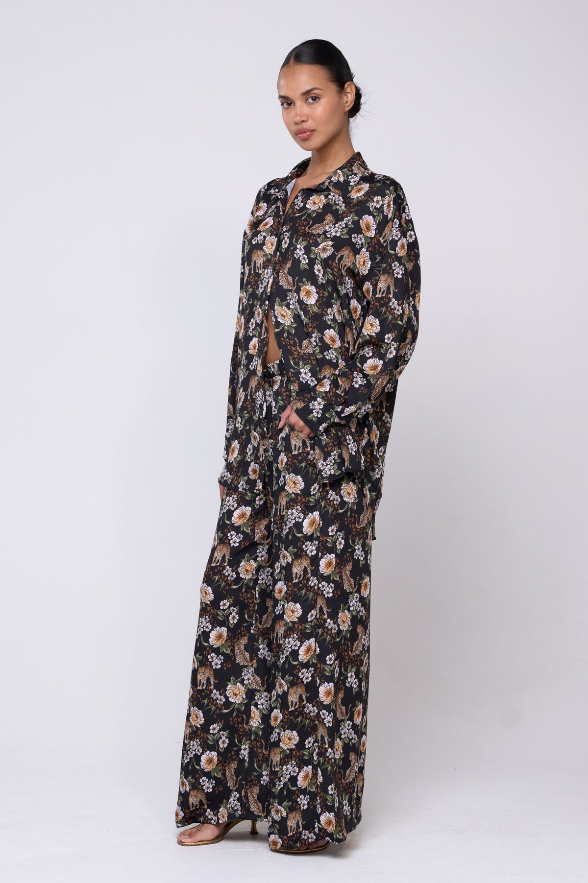This is an image of Miley Set in Tropic - Archive - RESA featuring a model wearing the dress
