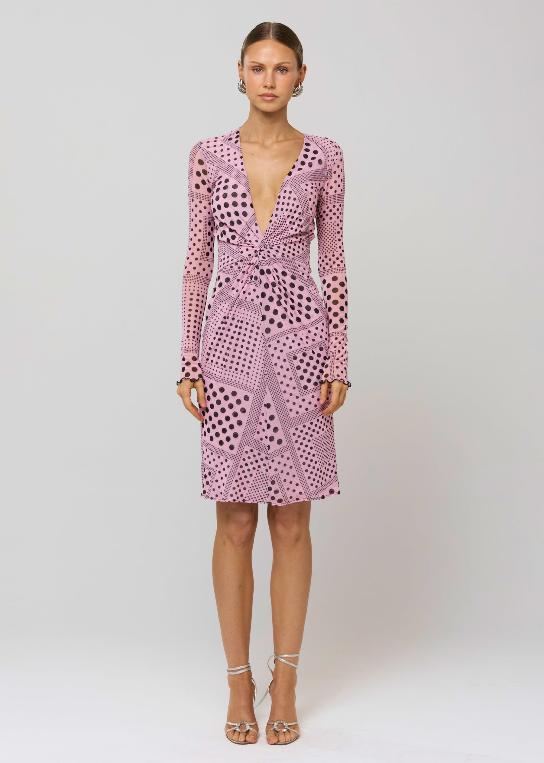 This is an image of Mira Dress in Lauper - RESA featuring a model wearing the dress