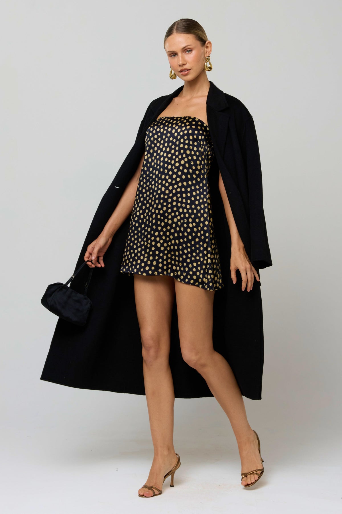 This is an image of Olive Dress in Celeste - RESA featuring a model wearing the dress