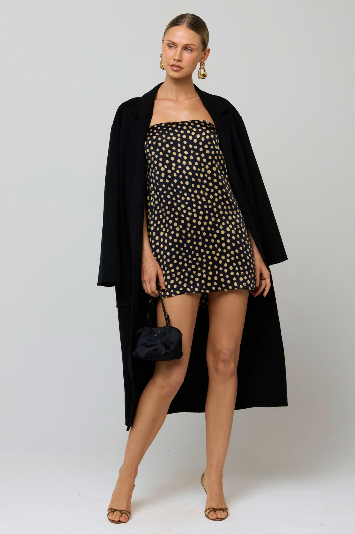 This is an image of Olive Dress in Celeste - RESA featuring a model wearing the dress