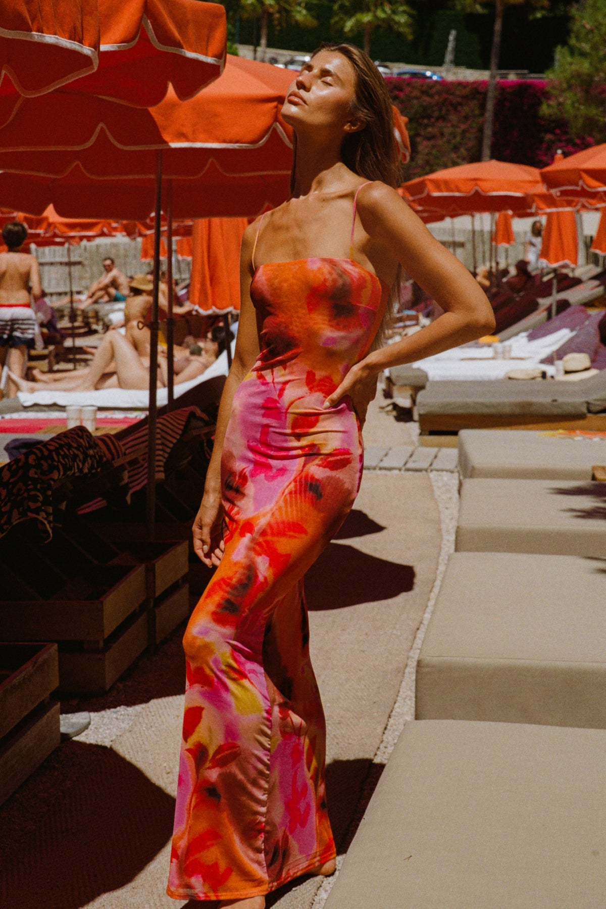 This is an image of Opal in Lilikoi - RESA featuring a model wearing the dress