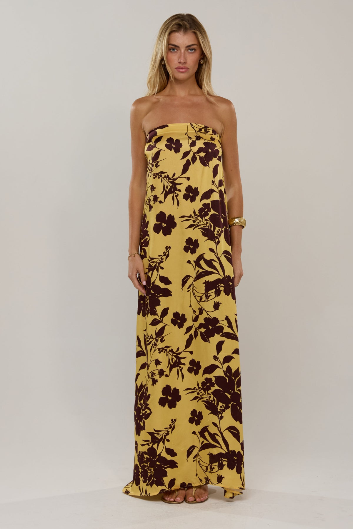 This is an image of Ophelia in Mesa - RESA featuring a model wearing the dress