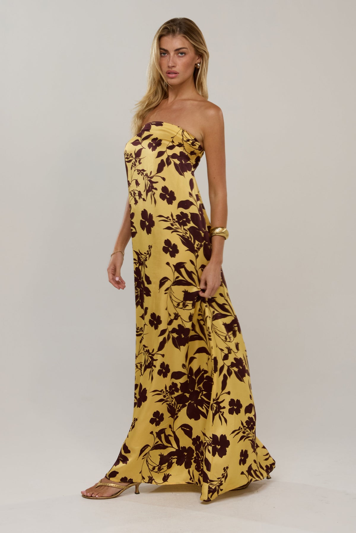 This is an image of Ophelia in Mesa - RESA featuring a model wearing the dress