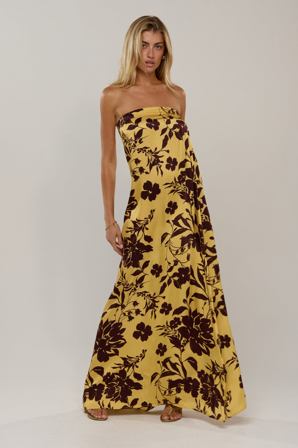 This is an image of Ophelia in Mesa - RESA featuring a model wearing the dress