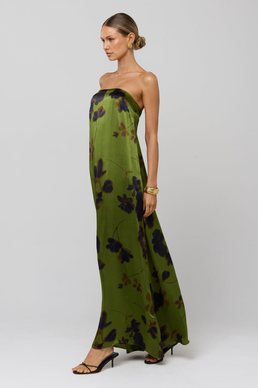 Ophelia Dress in Evergreen – RESA
