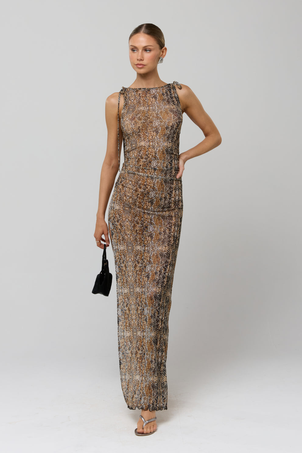 Paige Dress in Serpent