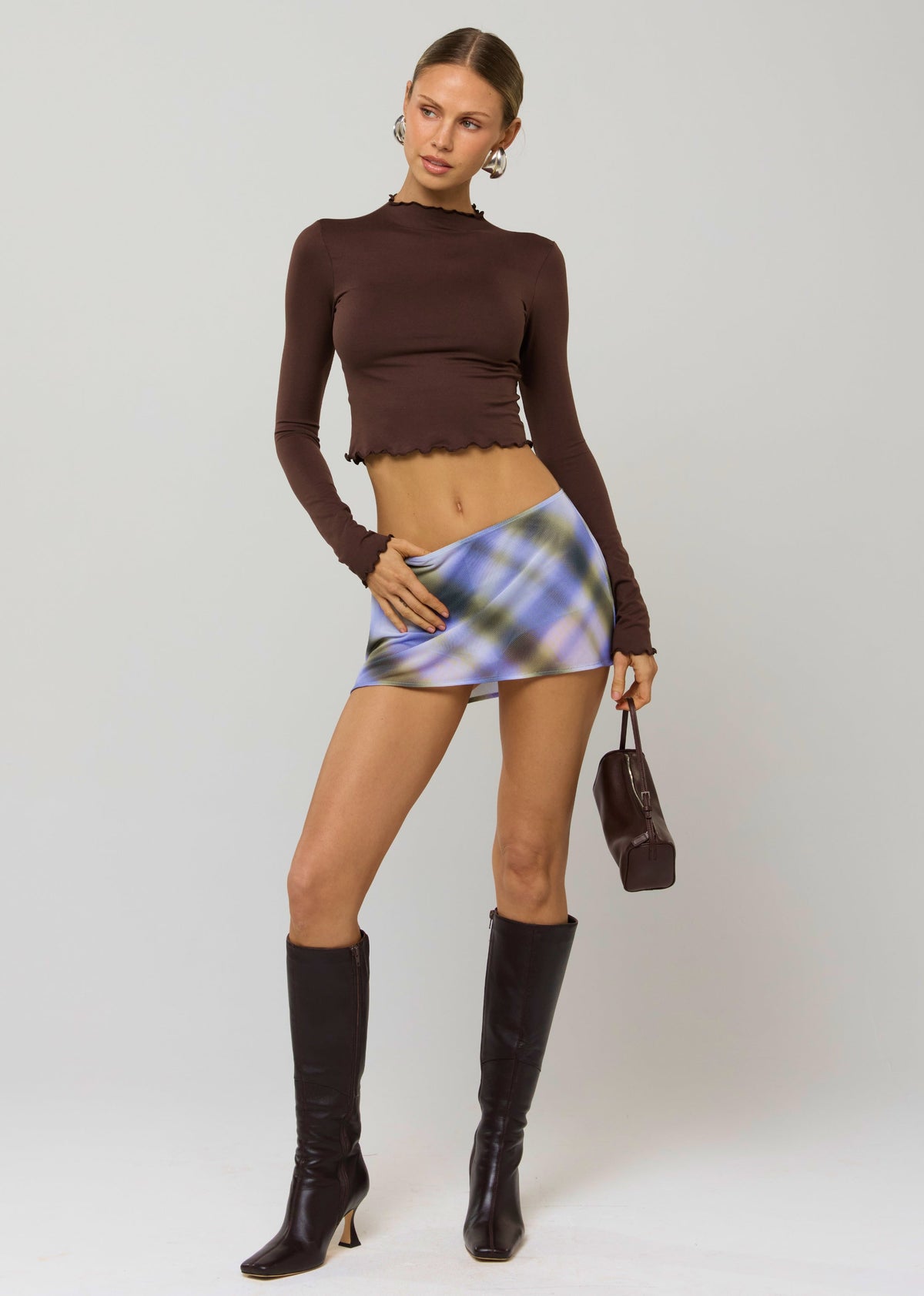 This is an image of Paola Skort in Blur - RESA featuring a model wearing the dress
