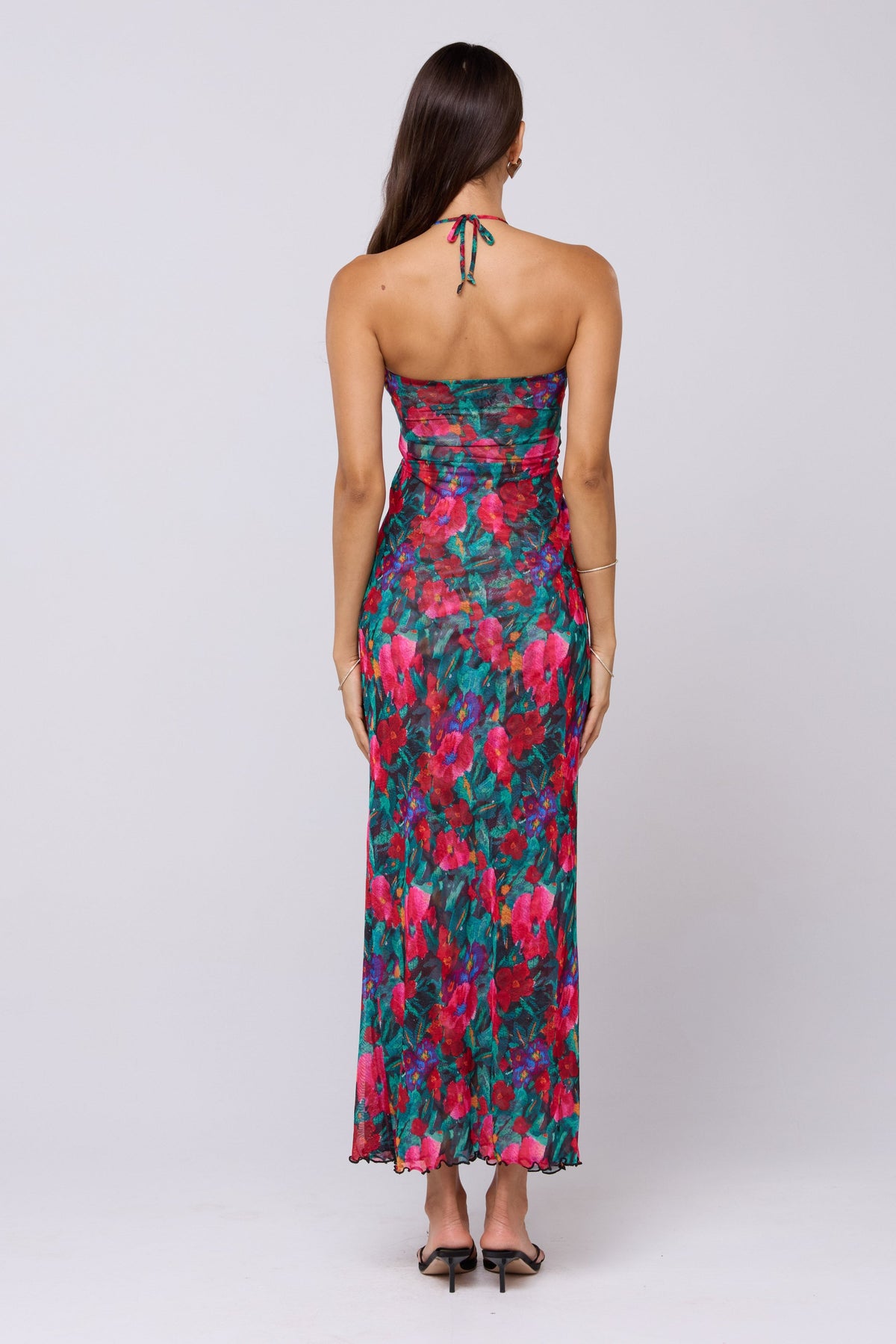 This is an image of Phoebe Dress in Resort - RESA featuring a model wearing the dress