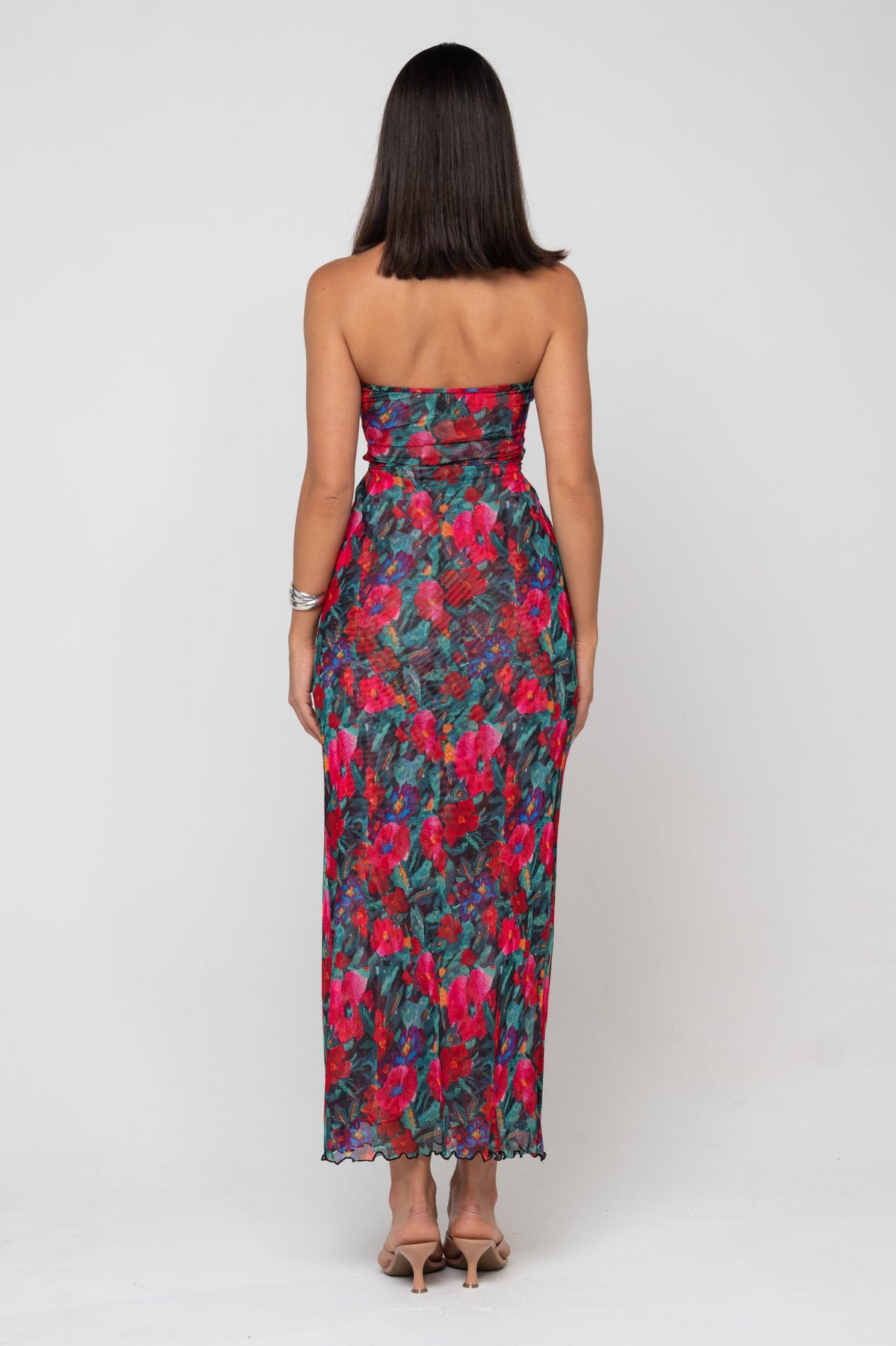 This is an image of Phoebe Dress in Resort - RESA featuring a model wearing the dress