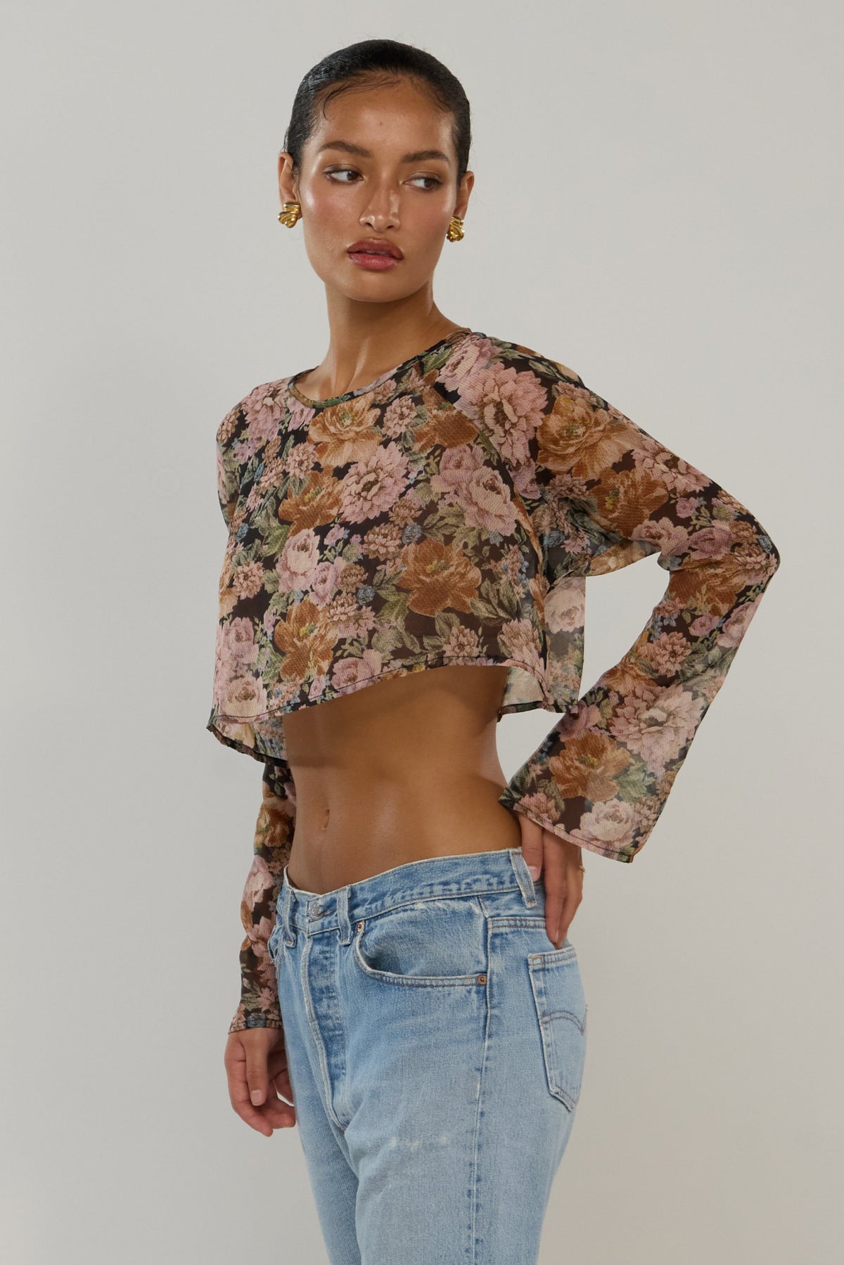 This is an image of Piper in Antique - RESA featuring a model wearing the dress