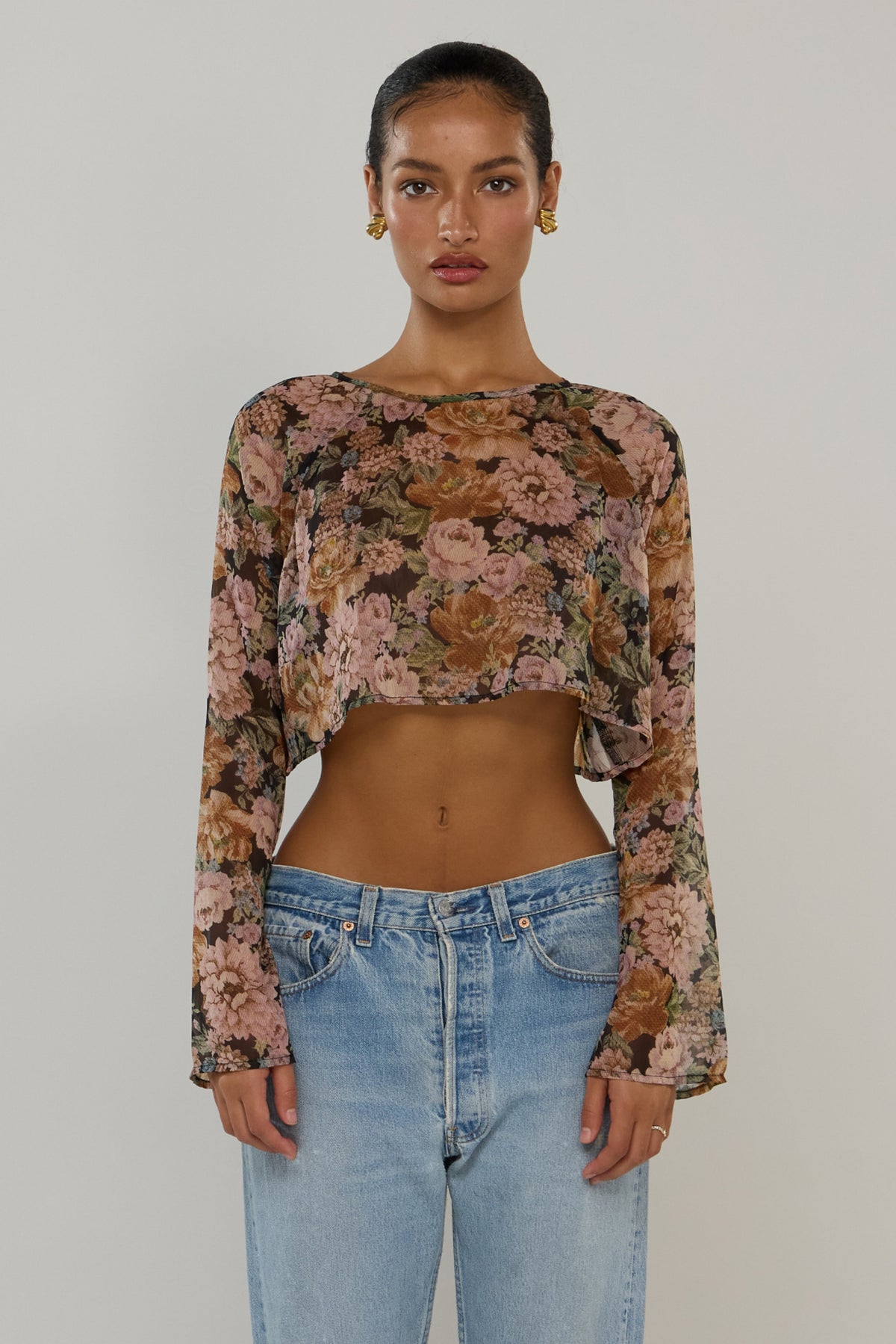 This is an image of Piper in Antique - RESA featuring a model wearing the dress
