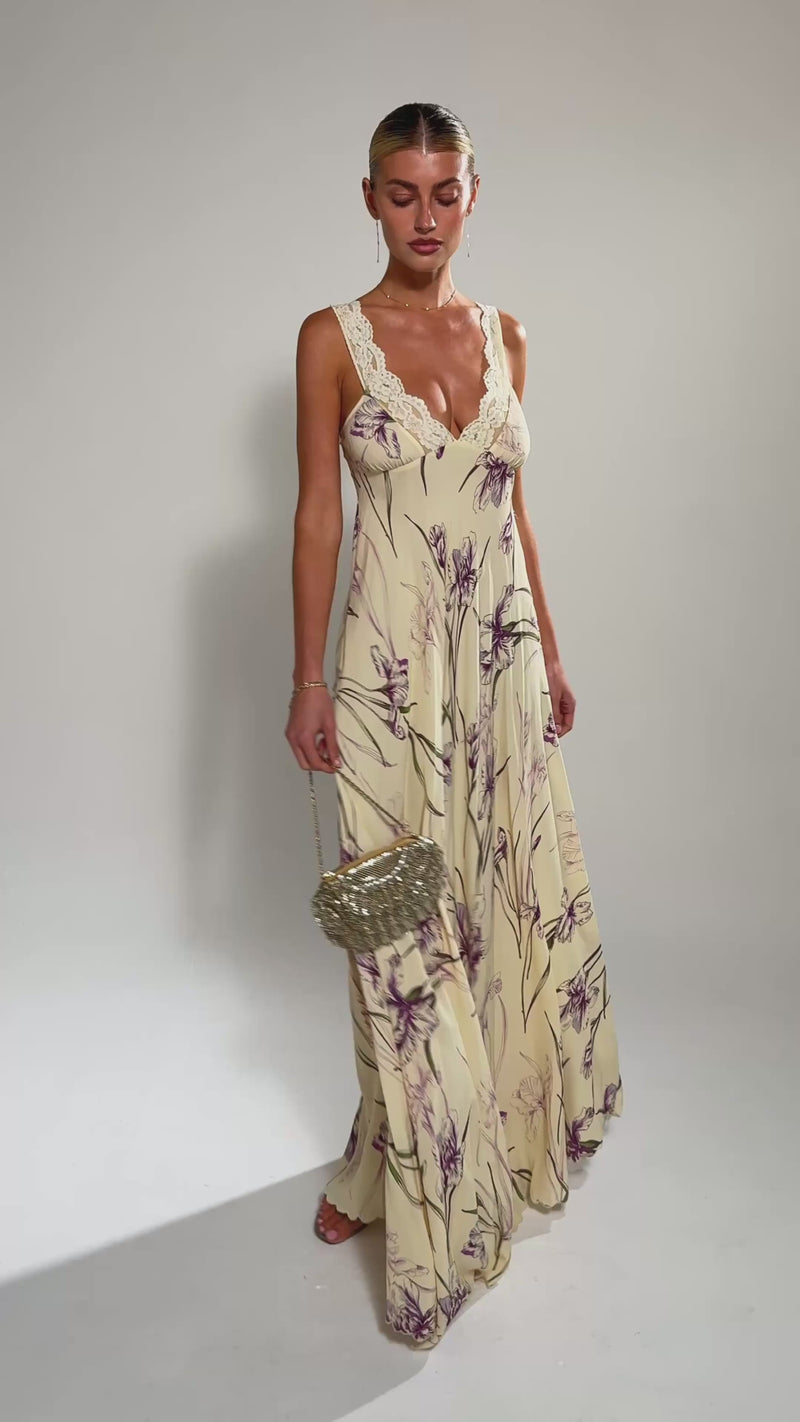oliana embroidered mesh midi dress fern Laney Dress in Fern Medium / Fern