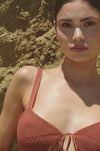 Leina Top in Brick
