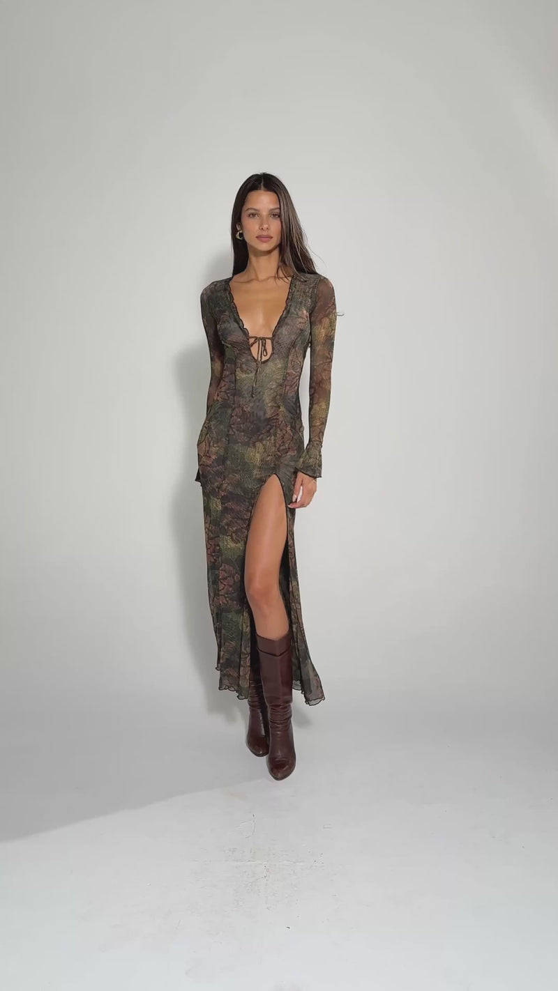 chinese dress ladies Lennon Maxi in Autumn – RESA