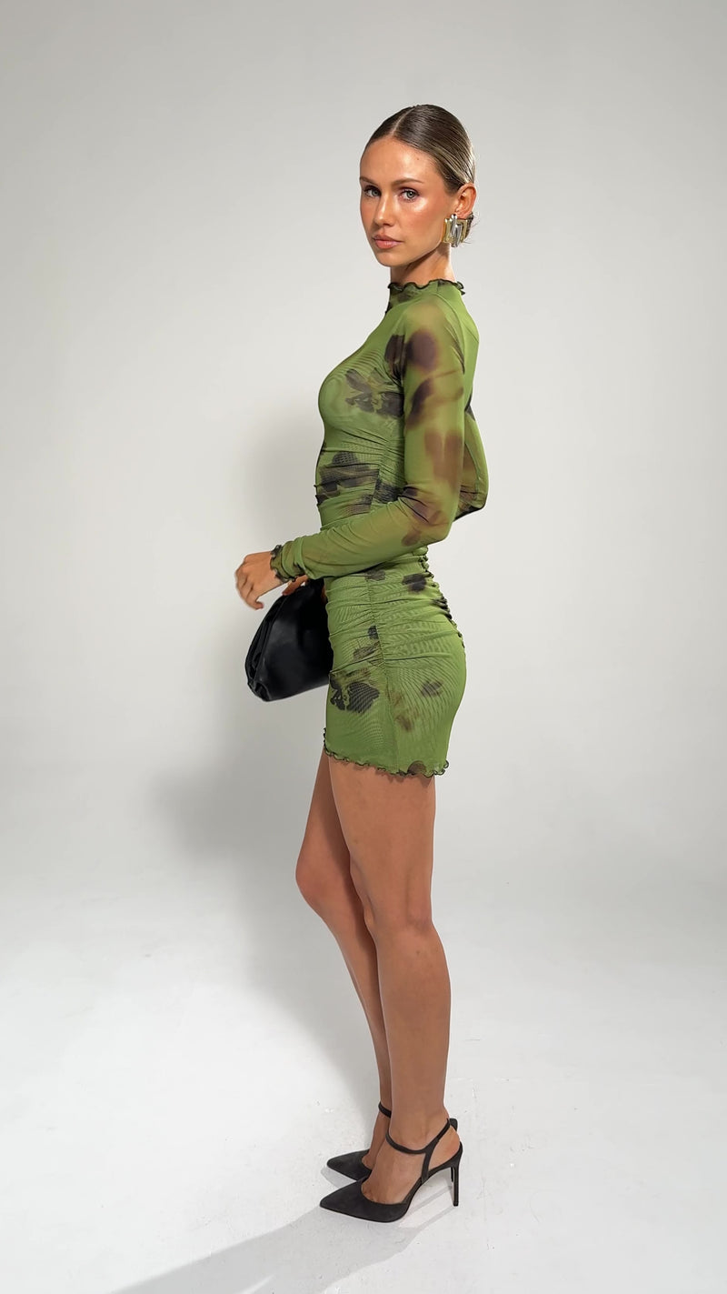 Mecca Dress in Evergreen – RESA