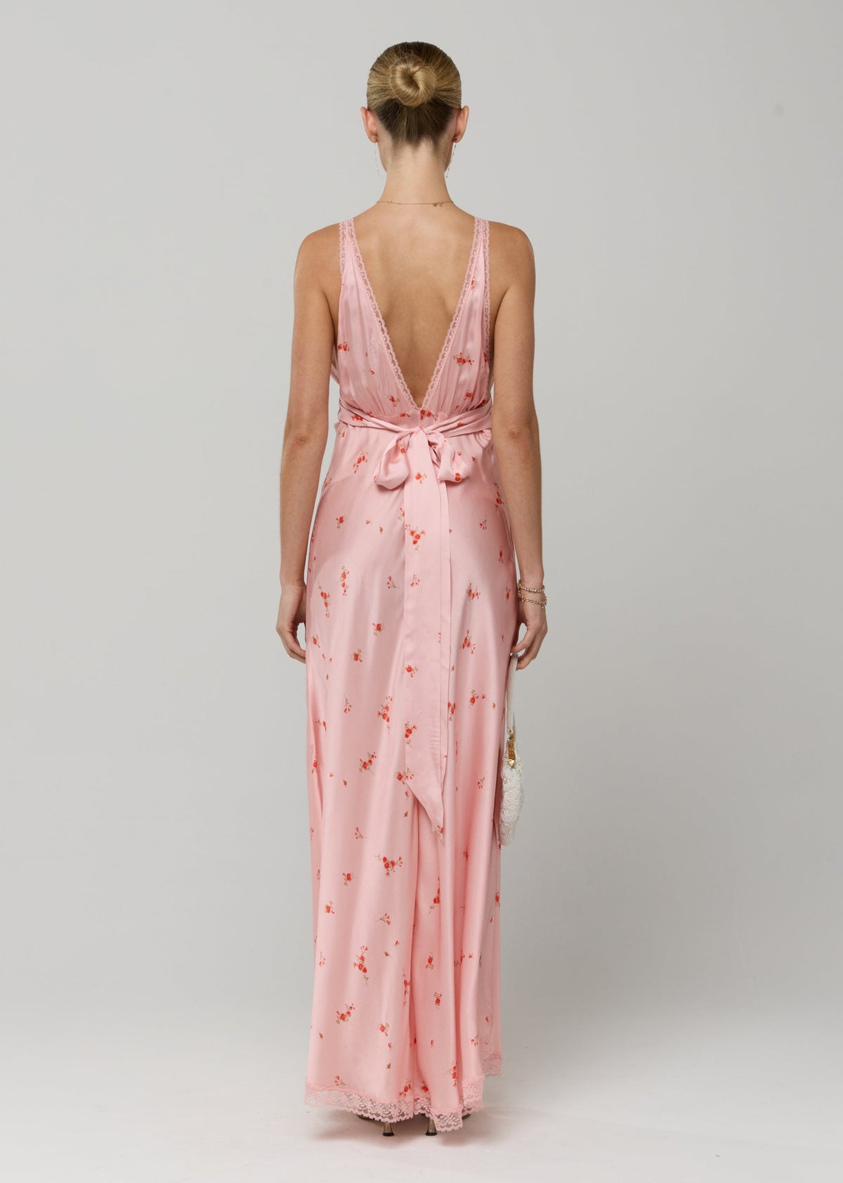 This is an image of Selena Dress in Sweet Pea - RESA featuring a model wearing the dress